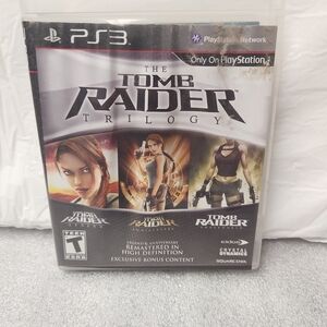 Tomb Raider Trilogy for PS3 - Black Case